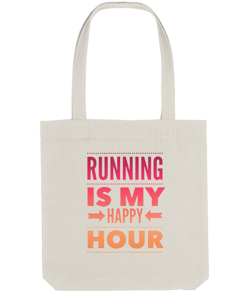 Running Is My Happy Hour - Tote Bag
