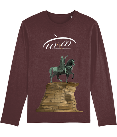 Long sleeved t-shirt - Windsor Half Marathon Copper Horse